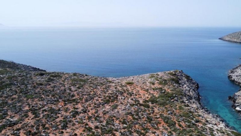 Tersana Kreta, Tersanas Chania: Grosses Grundstück, direkt am Meer mit spektakulärer Aussicht zu verkaufen Grundstück kaufen